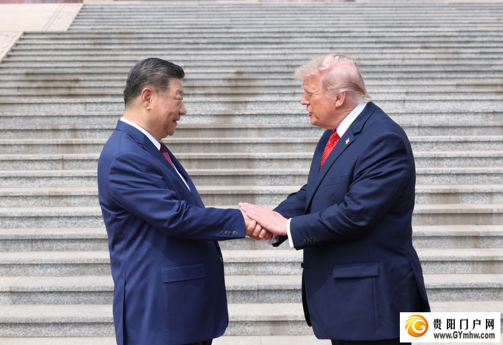 习近平为美国总统特朗普举行欢迎仪式